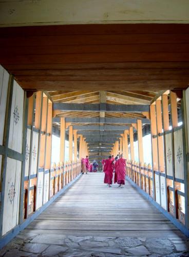 Punakha Dzong - Wooden Bridge