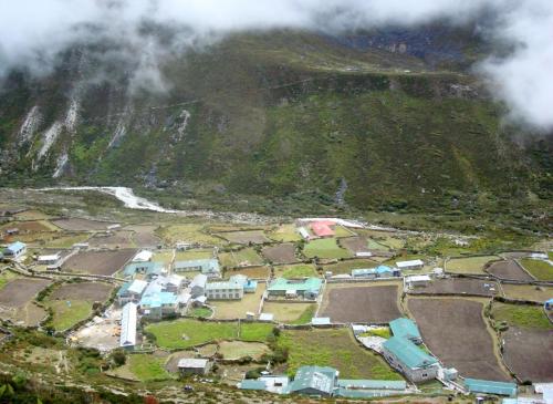 Aerial view of Dingbouche