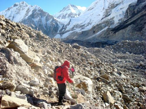 Making our way to Everest Base Camp