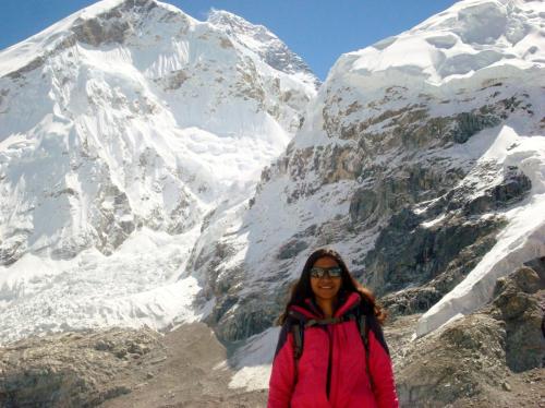 At Everest Base Camp!